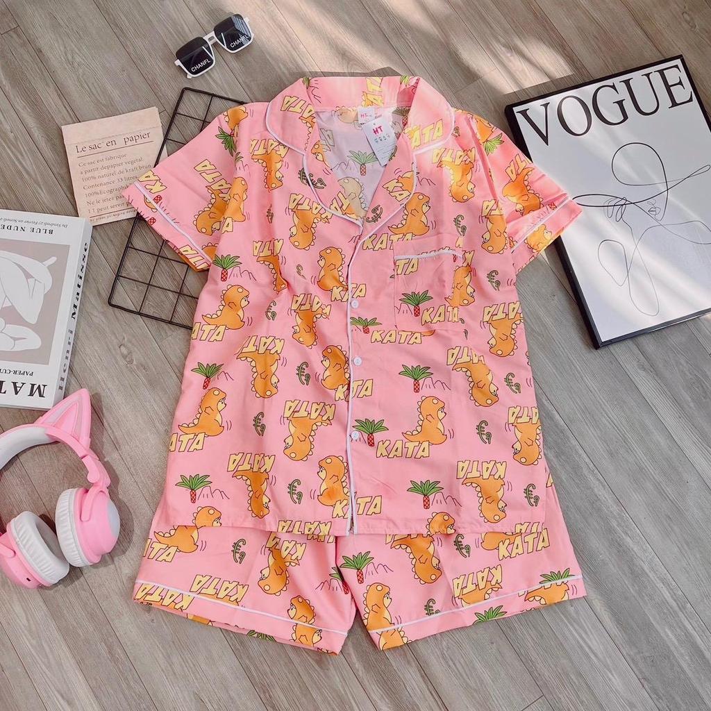 HT Adult Terno Polo and Shorts Sleepwear Set