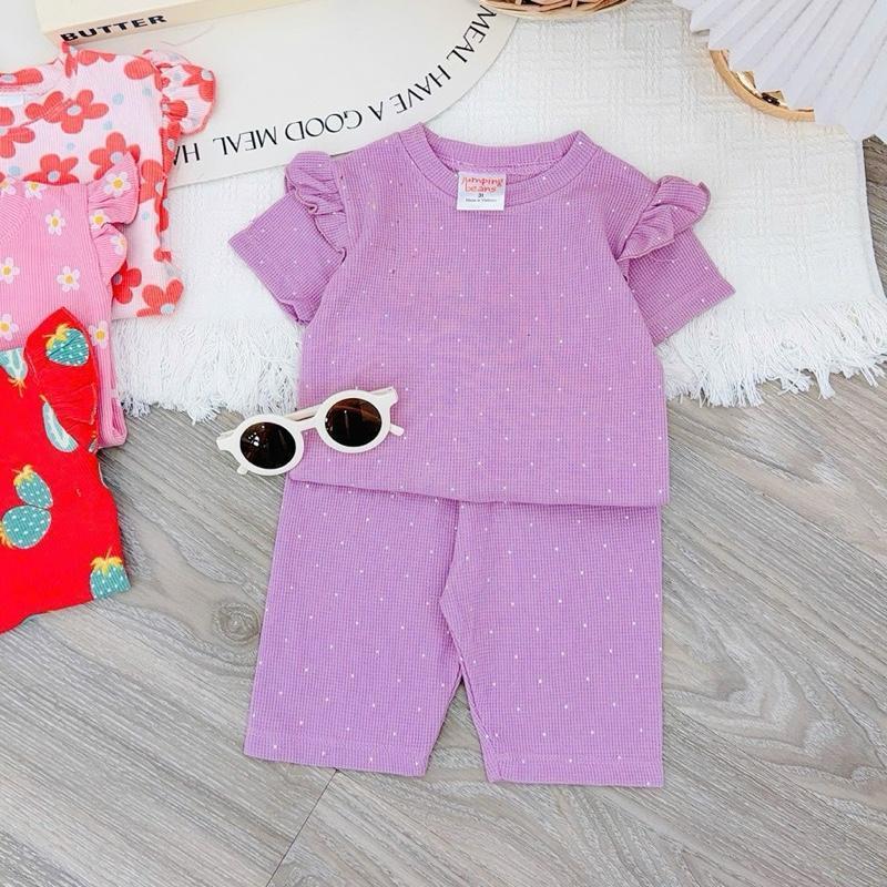 Cotton Ruffles T-Shirt & Shorts Set for 1-5 years old