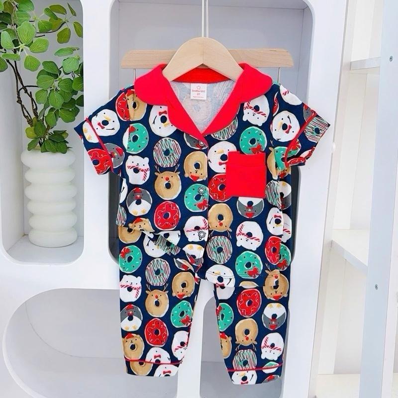 Cotton Terno Polo and pajama set for 1-5 years old