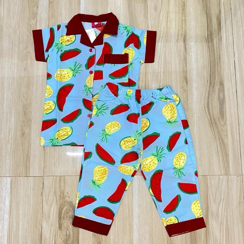 Polo and Pajama sleepwear set for 1-8 years old