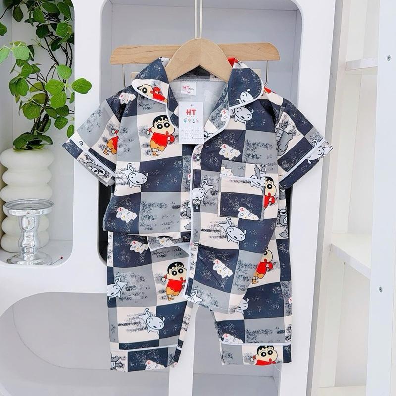 1-10 years old HT Terno Polo and Pajama sleepwear set for kids