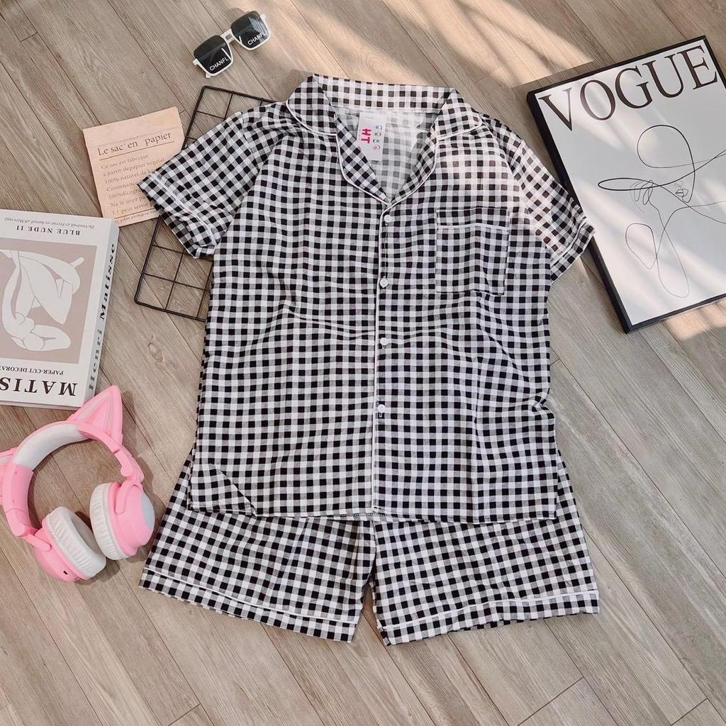 HT Adult Terno Polo and Shorts Sleepwear Set