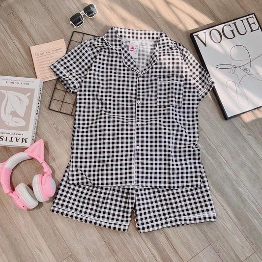 HT Adult Terno Polo and Shorts Sleepwear Set