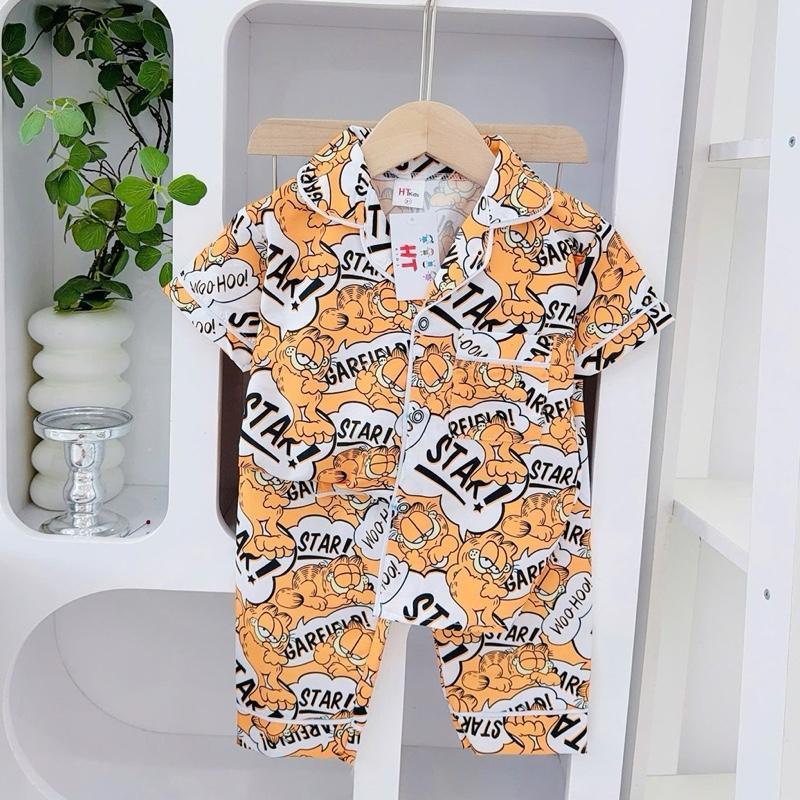 1-10 years old HT Terno Polo and Pajama sleepwear set for kids