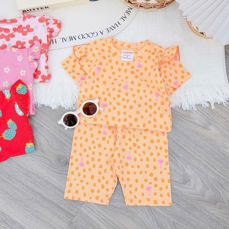 Cotton Ruffles T-Shirt & Shorts Set for 1-5 years old