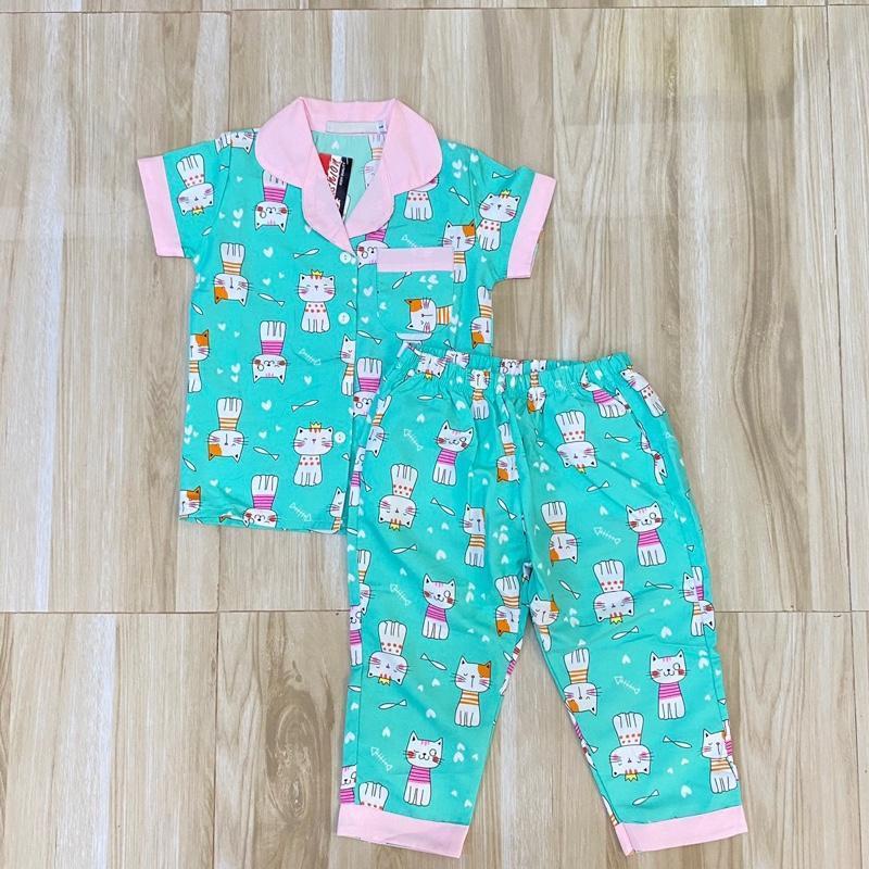 Polo and Pajama sleepwear set for 1-8 years old