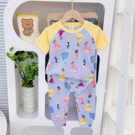 Cotton Terno T-Shirt and Pajama Sleepwear Set for 6-10 years old