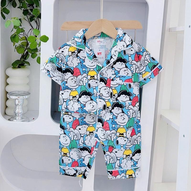 1-10 years old HT Terno Polo and Pajama sleepwear set for kids