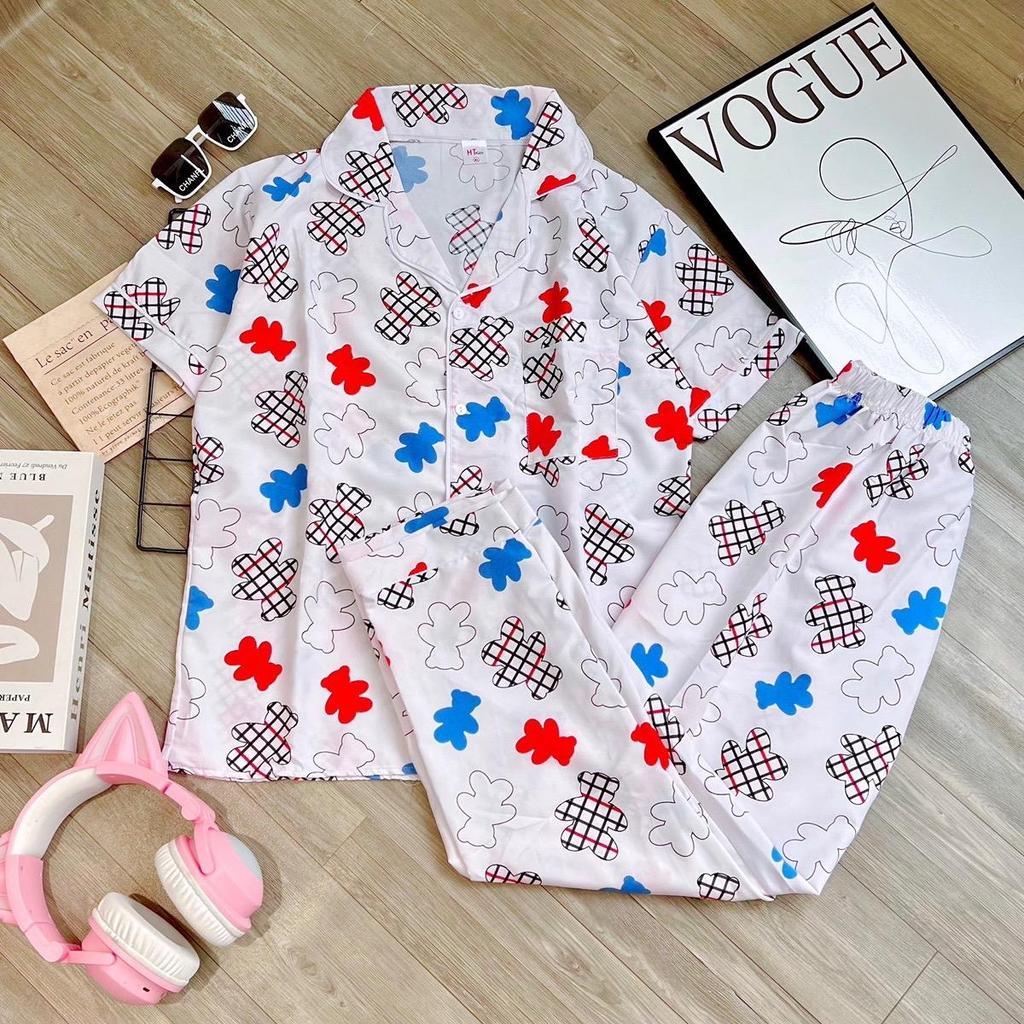 HT Adult Terno Polo and Pajama set Loungewear Sleepwear Set
