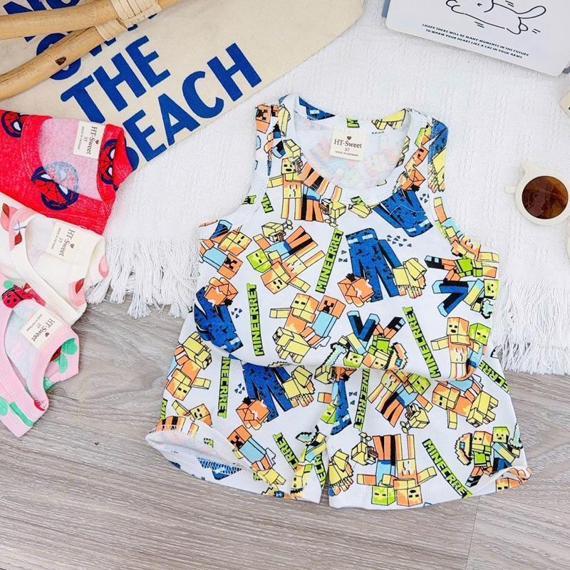 Cotton Terno Sando and Shorts set for kids 1-5 years old III