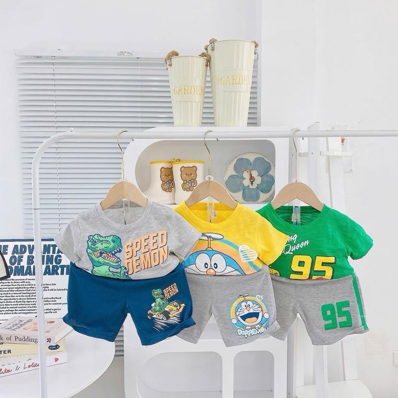 Cotton Terno Tshirt and Shorts OOTD set for 1-5 years old II