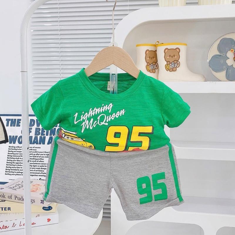 Cotton Terno Tshirt and Shorts OOTD set for 1-5 years old II