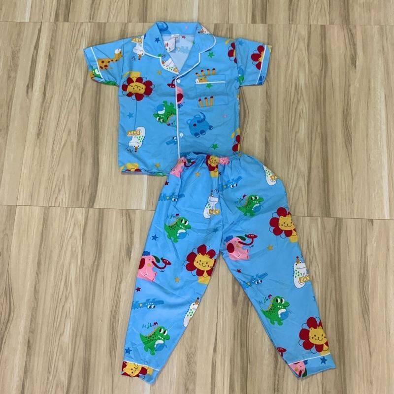 1-10 years old HT Terno Polo and Pajama sleepwear set for kids