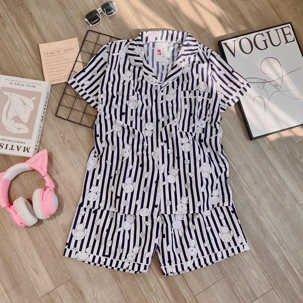 HT Adult Terno Polo and Shorts Sleepwear Set