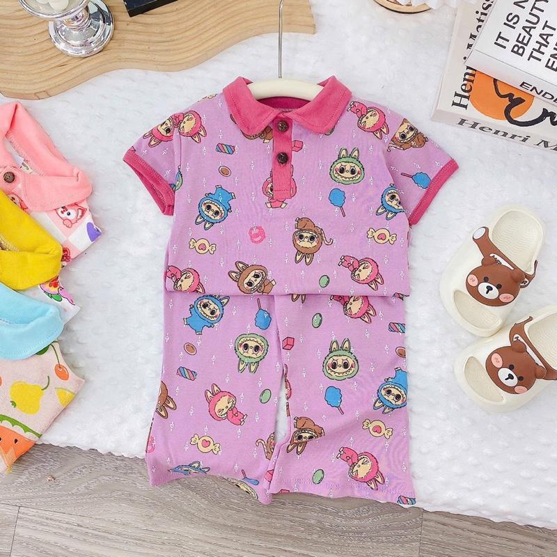 OOTD Cotton terno polo and pajama set for 1-6 years old