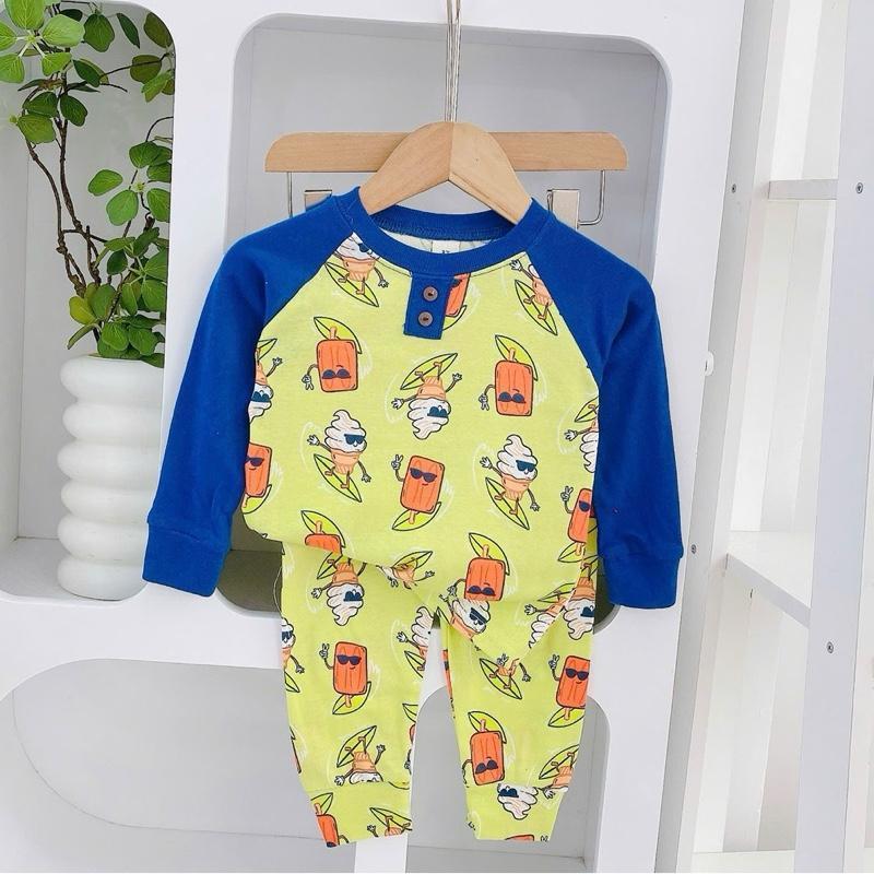 Cotton Terno Longsleeve and Pajama sleepwear set for 1-5 years old V