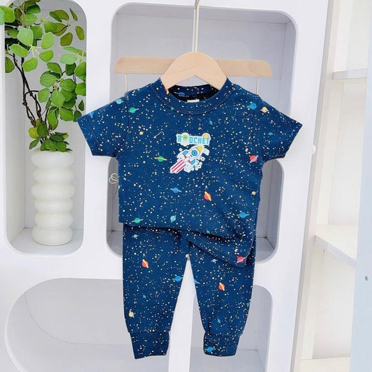Cotton Terno Tshirt and Pajama sleepwear Set for 1-5 years old III