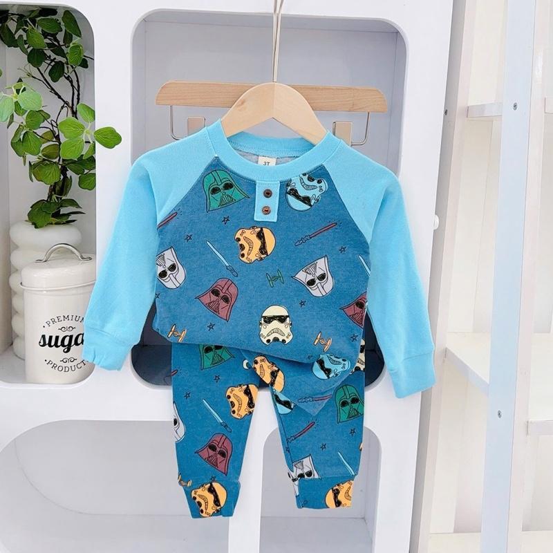 Cotton Terno Longsleeve and Pajama sleepwear set for 1-5 years old V