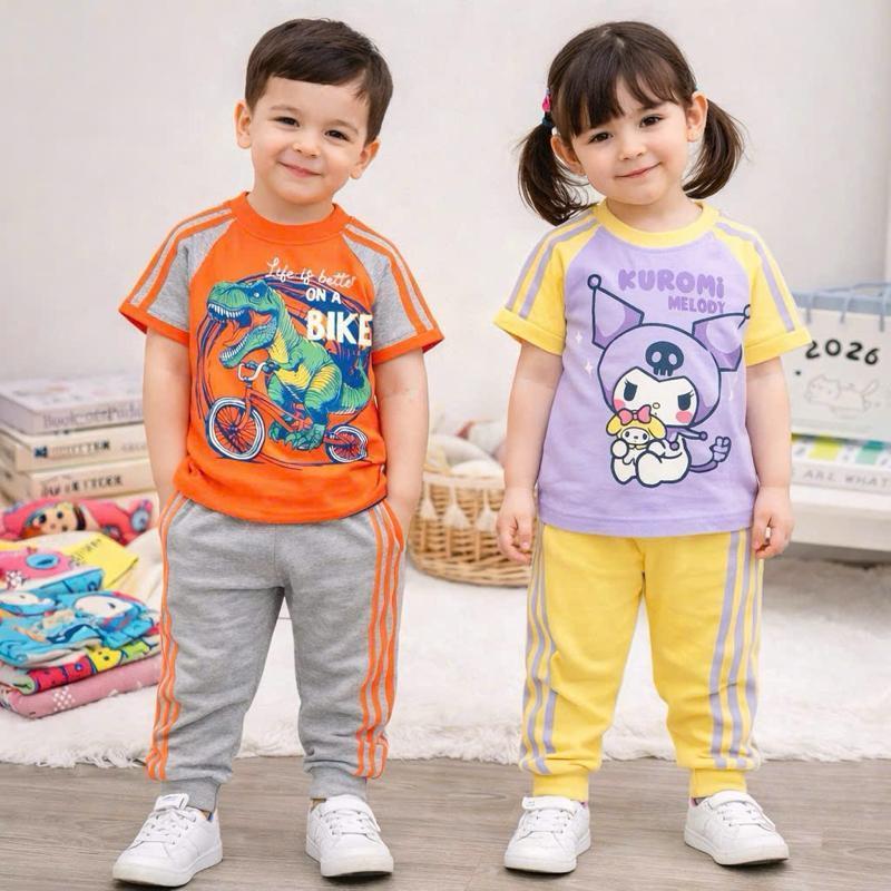 Cotton Terno T-Shirt & Jogger pants set for 1-5 years old II