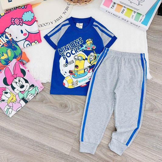 Cotton Terno T-Shirt & Jogger pants set for 1-5 years old II